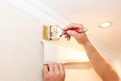 Pose de papier peint à Santes — revêtements muraux et toiles de verre